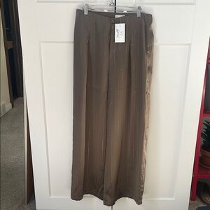 NWT Miss Love Wide Leg Silky Trouser